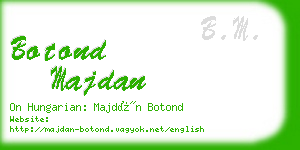 botond majdan business card